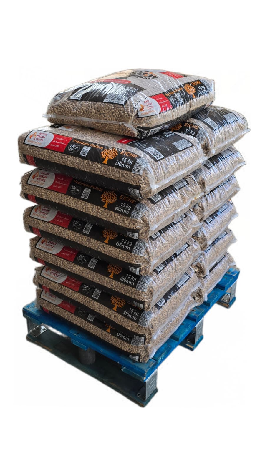 195kg Eichen-Pellets "Naturbrennstoffe" ENplusA1