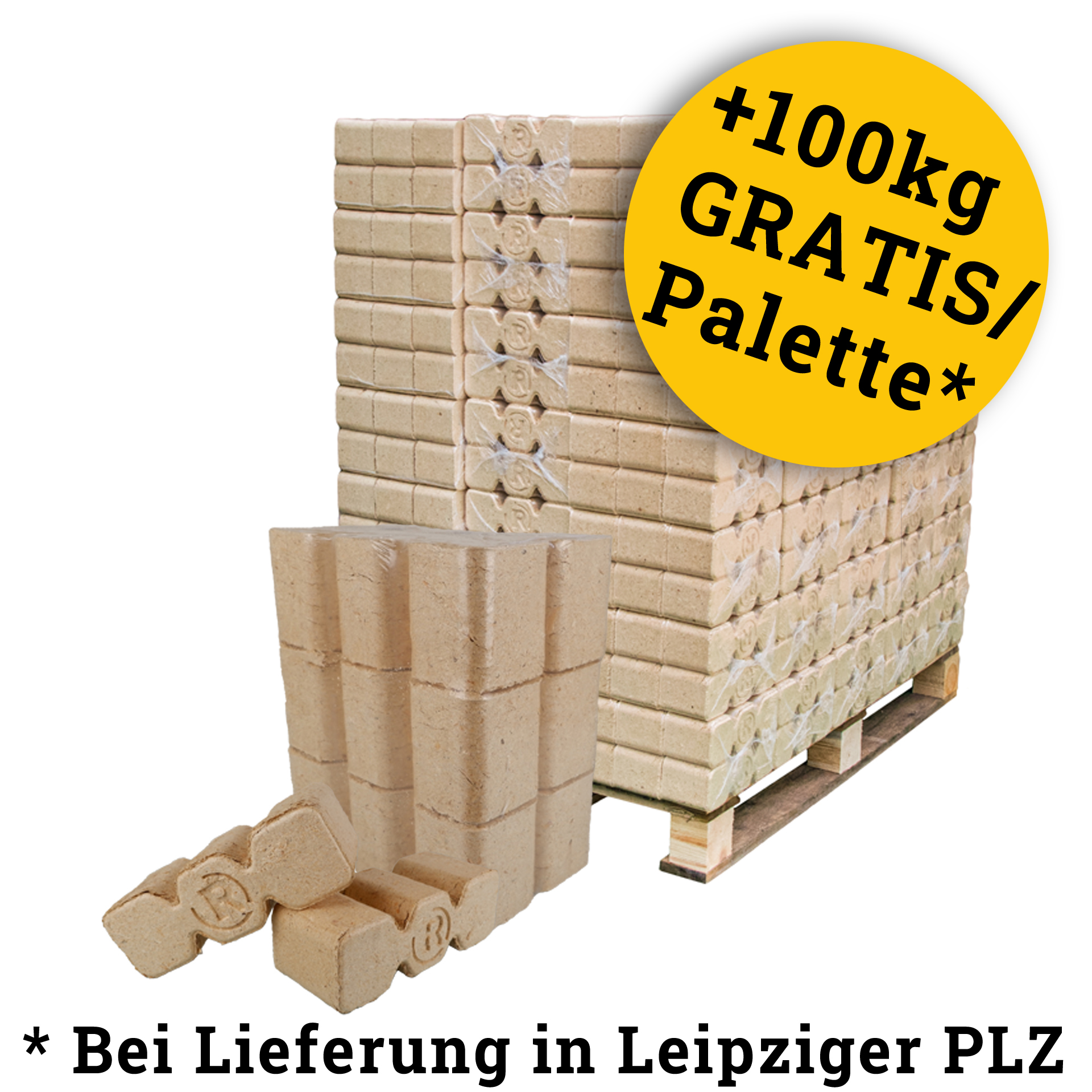 960kg Bestseller: BIG-Nadelholz-Briketts