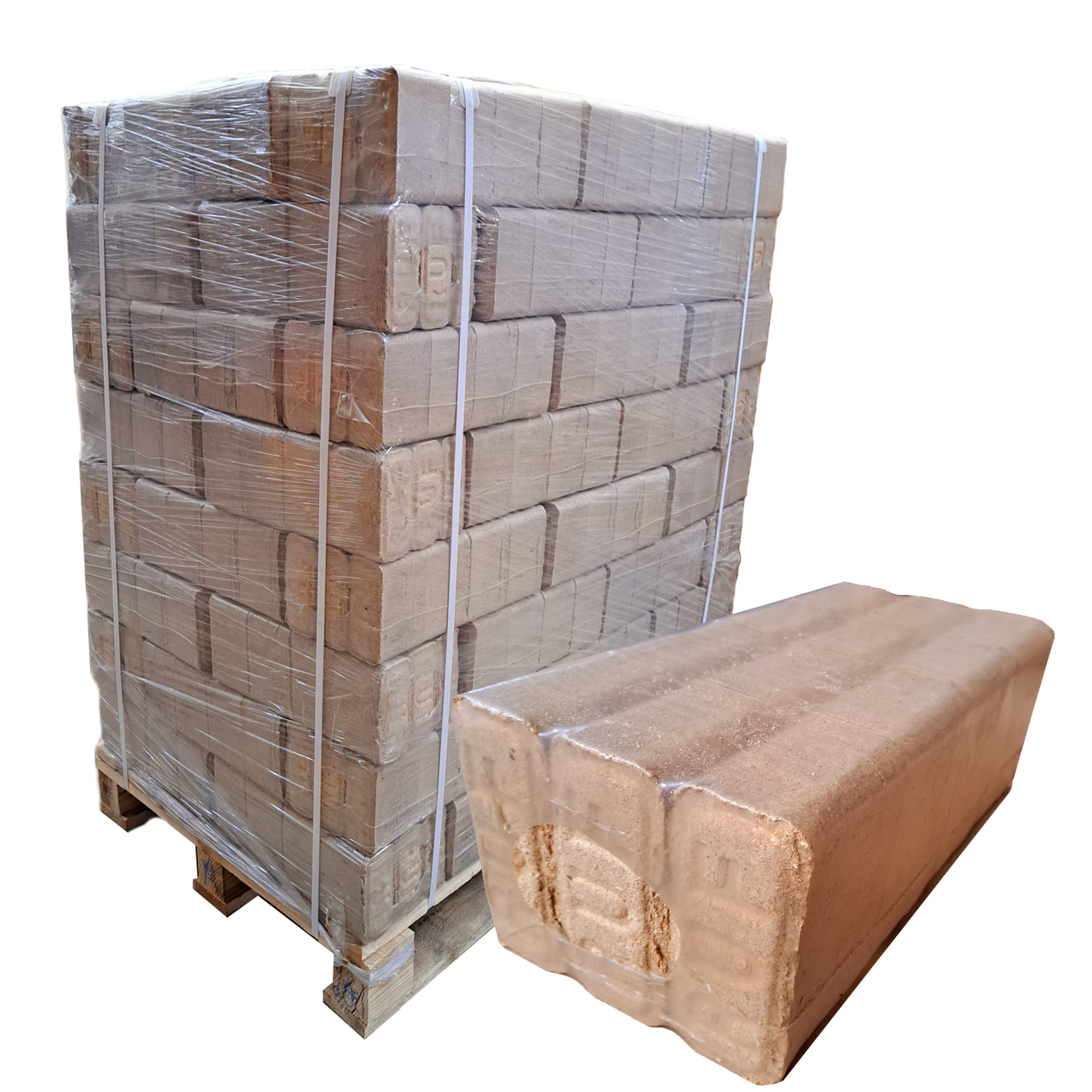 960kg Würfel-Mischholz-Briketts 960kg Würfel-Mischholz-Briketts